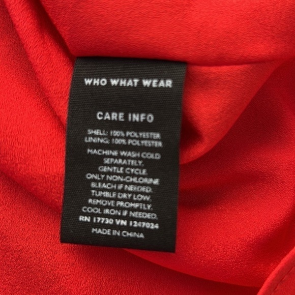 Who what wear red/black BoHo ruffle frilly dress - Picture 8 of 8